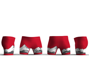 Bozeman Wrestling Club Red Women's Compression Shorts
