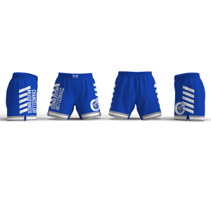 Chancellor MS Mustangs Blue Women's 6" Fight Short