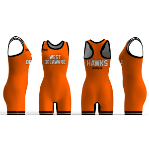 West Delaware Orange Women's Racerback Singlet