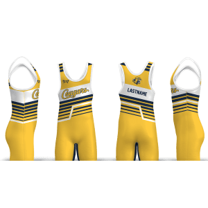 Parkersburg Youth Wrestling Yellow Men's Singlet 2026