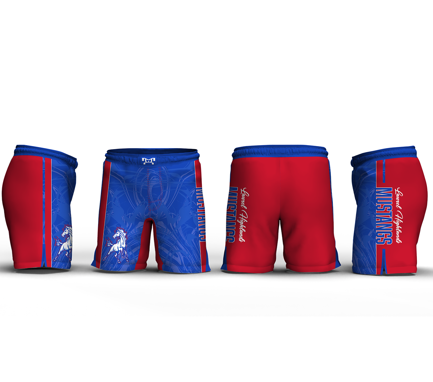 Laurel Highlands Youth Wrestling Men's 9" Fight Short