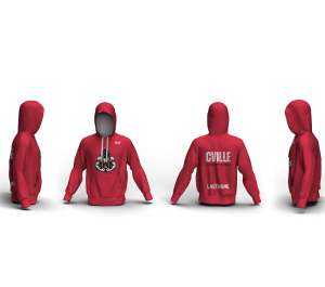 red raiders wrestling club Red Custom Unisex Sublimated Hoodie 2026