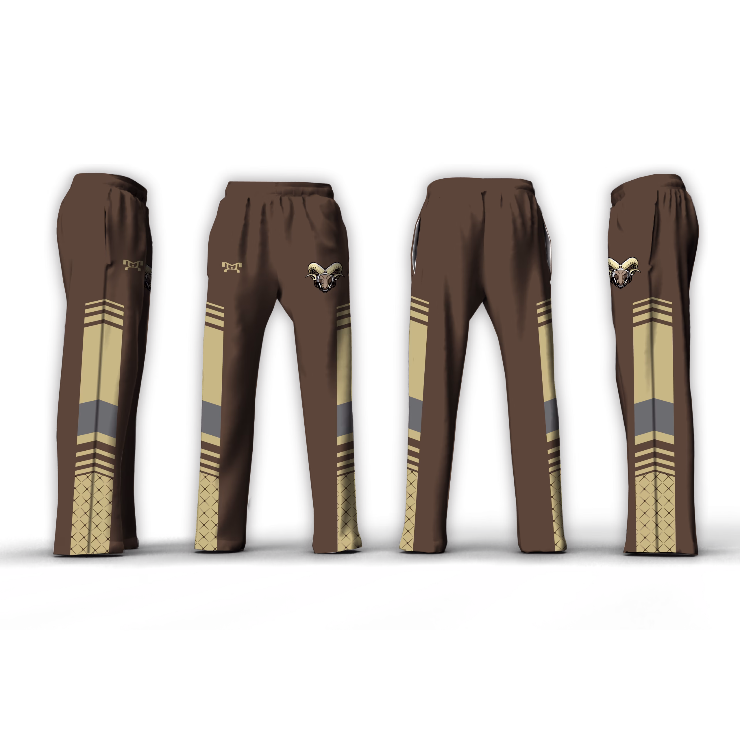 Highlands Youth Wrestling Booster Club Brown Athletic Pant (Straight Leg) 2026