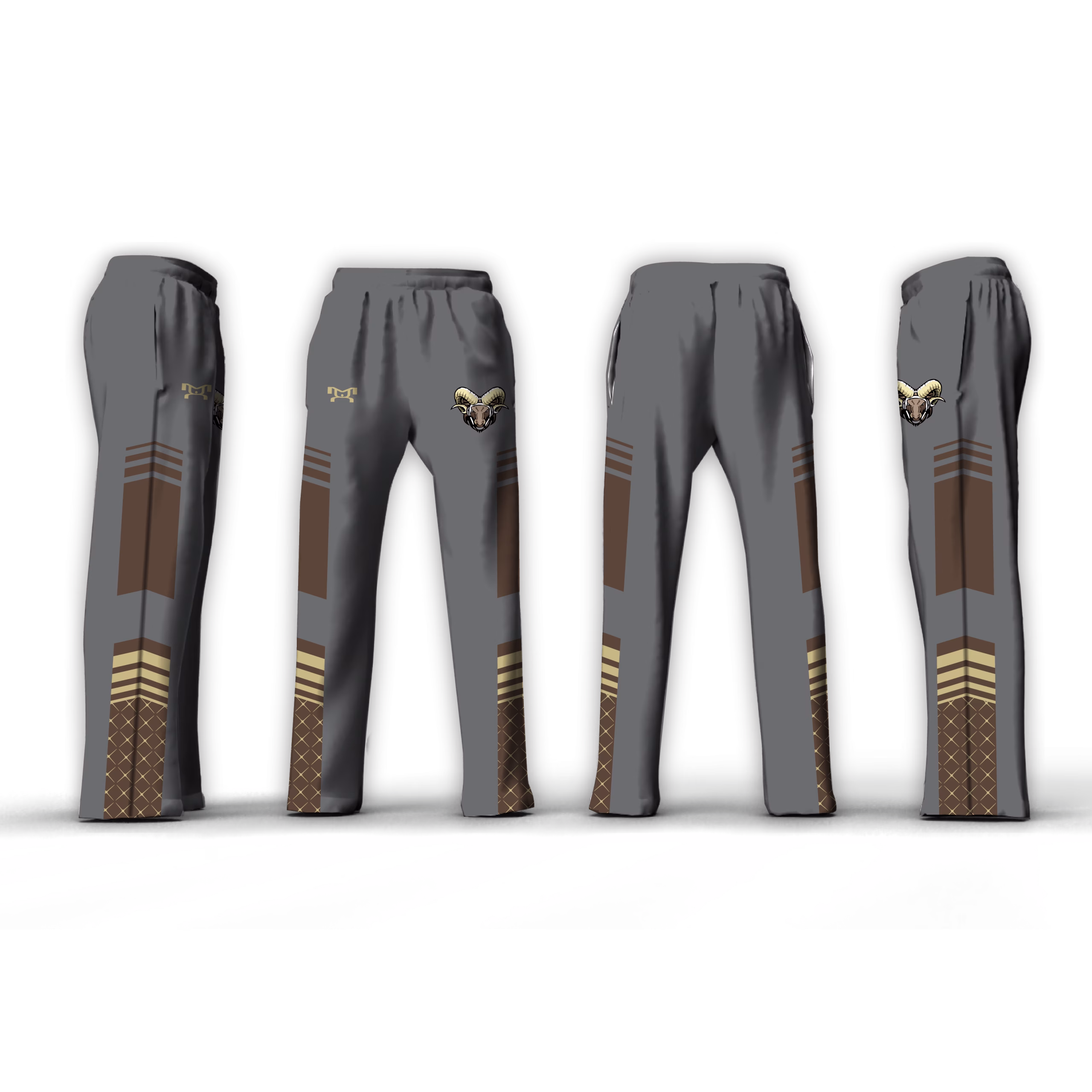 Highlands Youth Wrestling Booster Club Grey Athletic Pant (Straight Leg) 2026