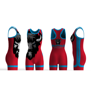 Buffalo Valley Wrestling Club Red Women's Racerback Singlet 2026