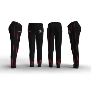 G32 Wrestling Club Black & Red Elite Sublimated Joggers