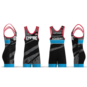 Empire Wrestling Black Freestyle Men's Singlet