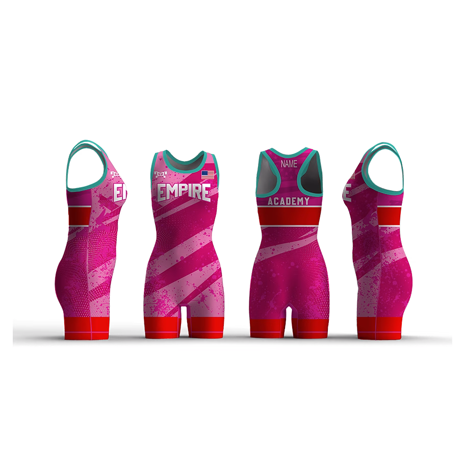 Empire Wrestling Pink Freestyle Women's Racerback Singlet