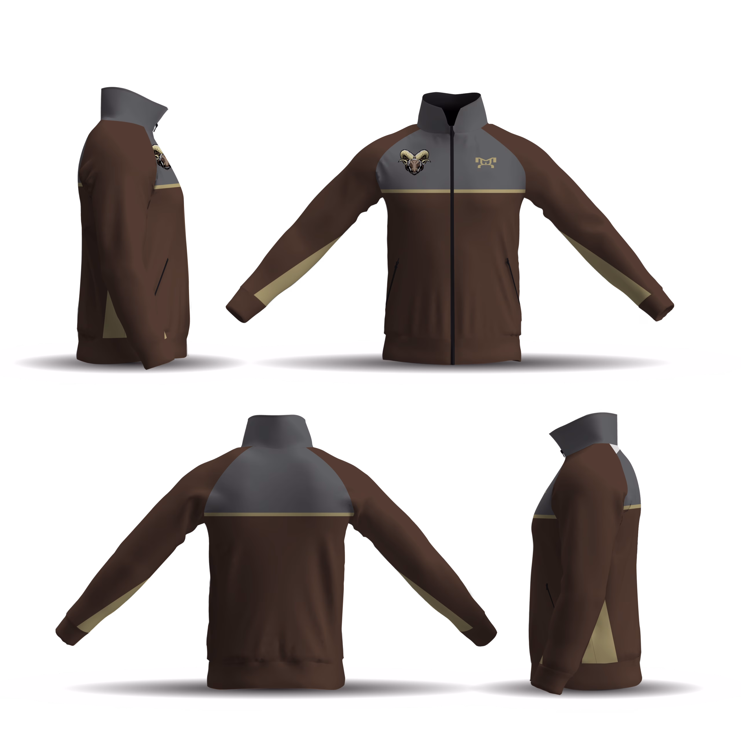 Highlands Youth Wrestling Booster Club Athletic Full Zip Jacket 2026