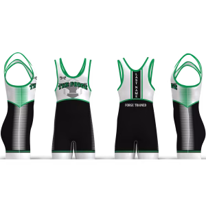 The Forge Combat Club Black & White Men's Singlet