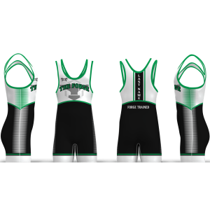 The Forge Combat Club Black & White Men's Singlet