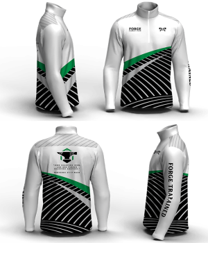 The Forge Combat Club Men's Mid-Weight Custom Quarter Zip