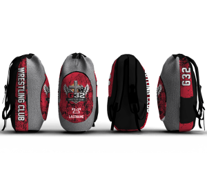 G32 Wrestling Club Red Sublimated Custom Gear Bag