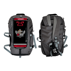G32 Wrestling Club Black & Red Hybrid Gear Bag (THIS WILL SHIP IN 6-8 WEEKS)