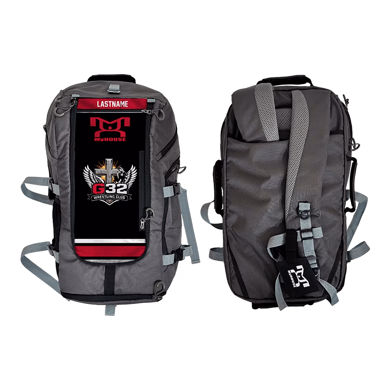 G32 Wrestling Club Black & Red Hybrid Gear Bag (THIS WILL SHIP IN 6-8 WEEKS)