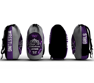 Tiaras N Takedowns WV Sublimated Custom Gear Bag