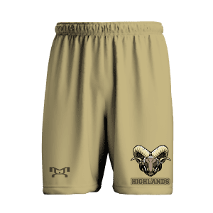 Highlands Youth Wrestling Booster Club Athletic Mesh Short 2026