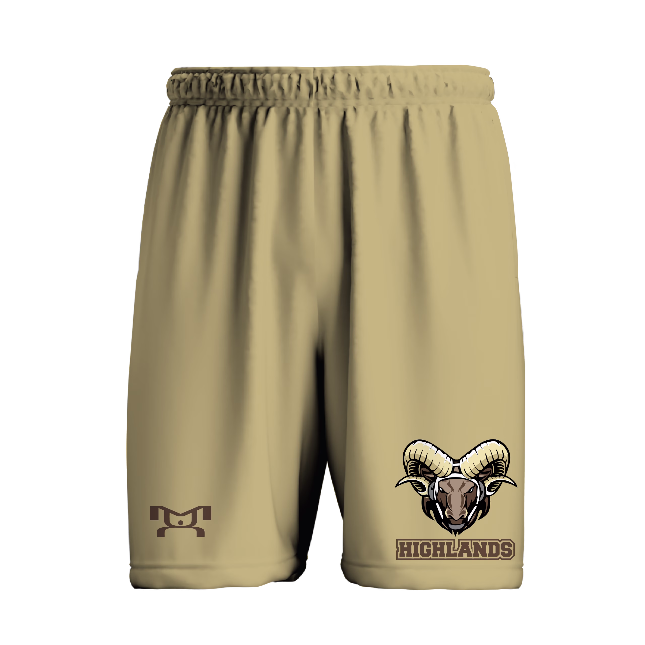 Highlands Youth Wrestling Booster Club Athletic Mesh Short 2026