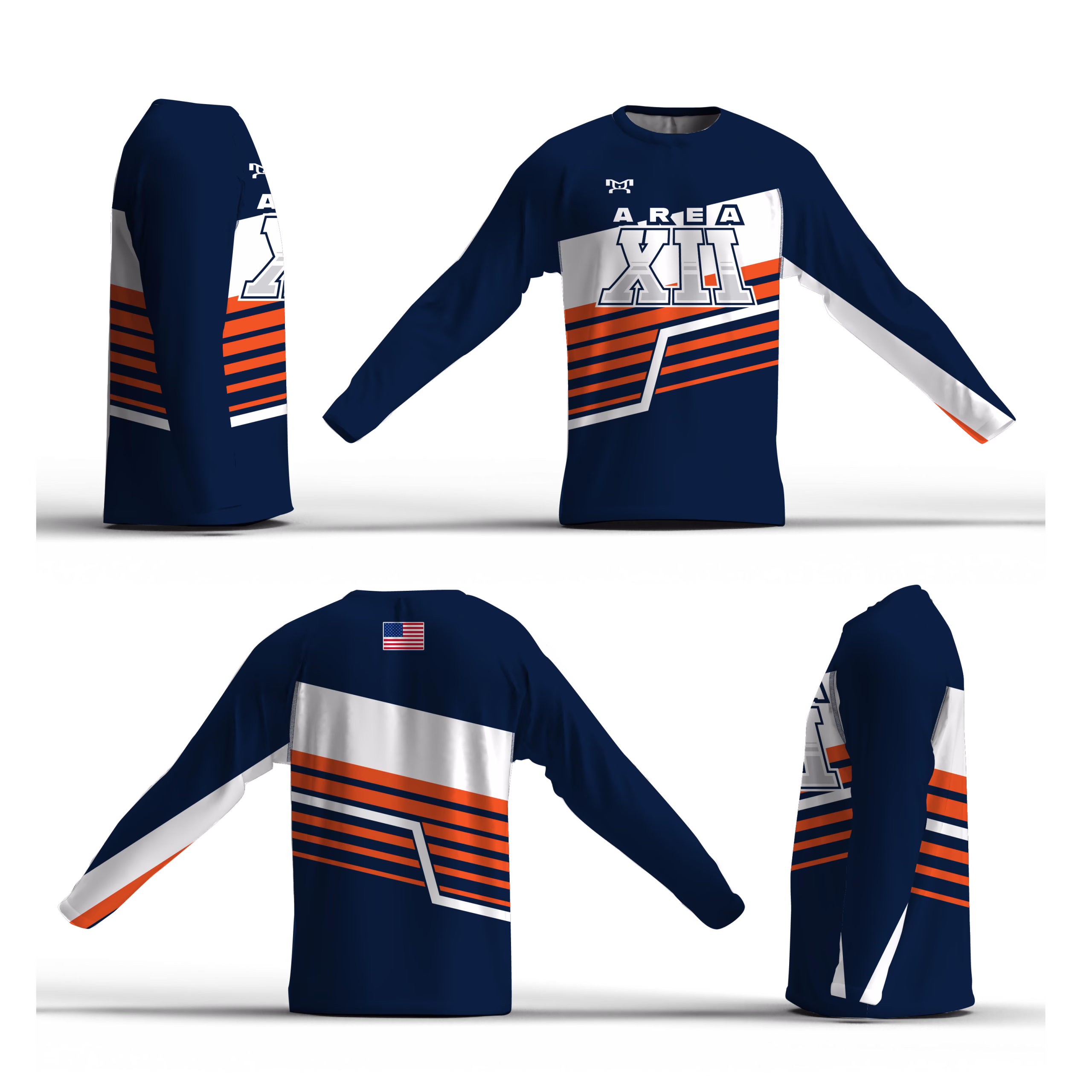 PJW Area 12 Loose Long Sleeve Dri-Fit