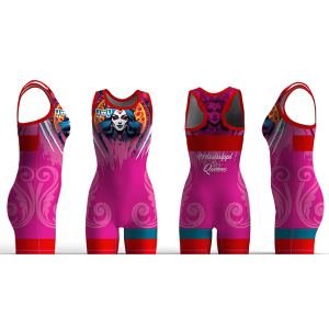 Mississippi Queens Wrestling Club Pink Women's Racerback Singlet 2026
