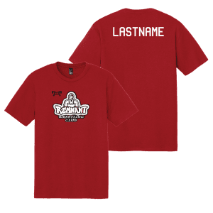 Remnant Wrestling Club Classic Red Custom Heat Press Short Sleeve T-Shirt