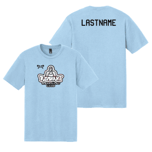 Remnant Wrestling Club Ice Blue Custom Heat Press Short Sleeve T-Shirt