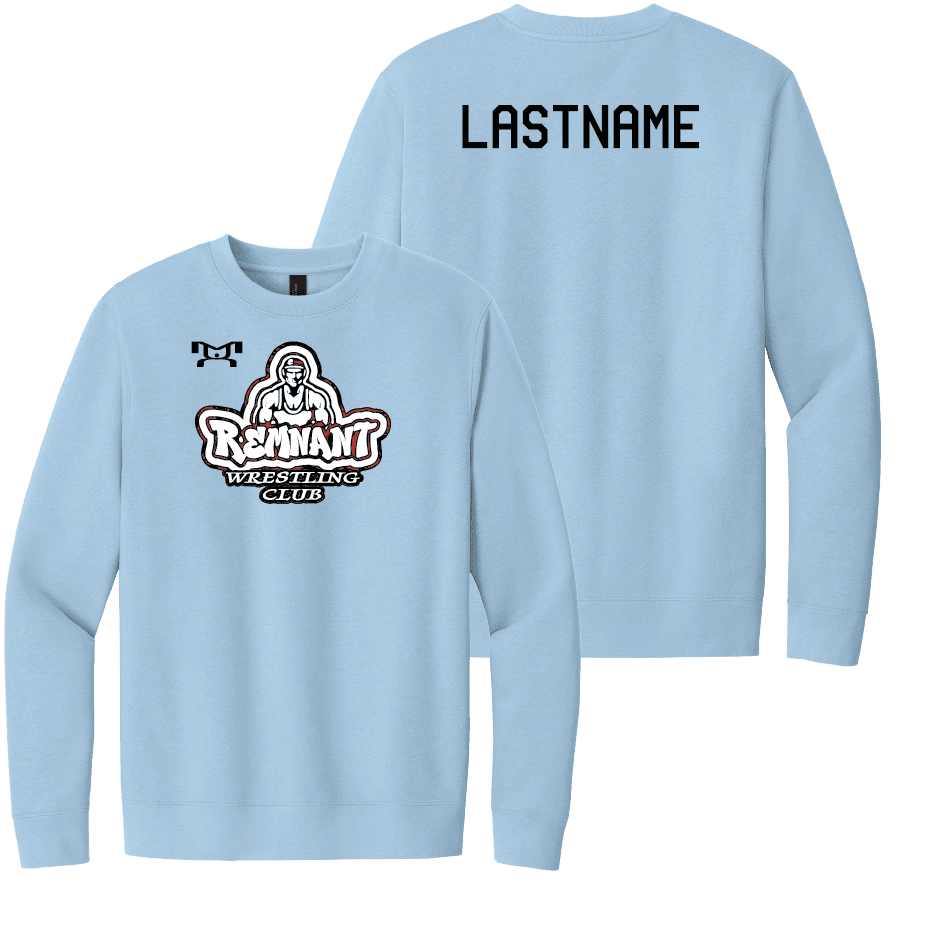 Remnant Wrestling Club Ice Blue Heat Press Crewneck