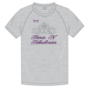 Tiaras N Takedowns WV Custom Sublimated Decal T-Shirt