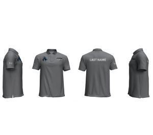 Storm Wrestling Club Grey Men's Custom Polo
