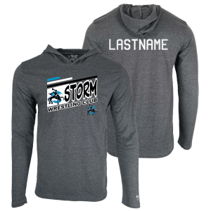 Storm Wrestling Club Custom Heat Press Long Sleeve Hoodie T-Shirt