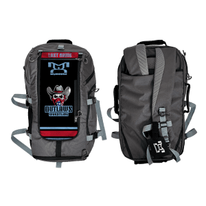 Tennessee Outlaws Wrestling Club Hybrid Gear Bag (THIS WILL SHIP IN 6-8 WEEKS)