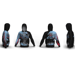 Tennessee Outlaws Wrestling Club Custom Unisex Sublimated Hoodie