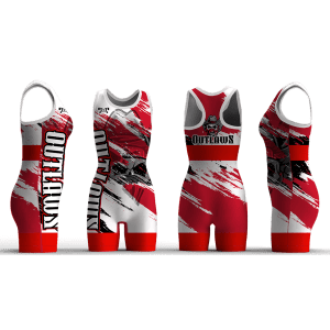 Tennessee Outlaws Wrestling Club Red Women's Racerback Singlet