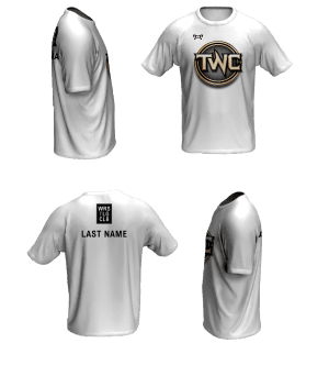 Thatcher Wrestling Club White Loose Short Sleeve Dri-Fit