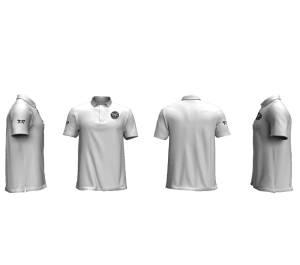 Thatcher Wrestling Club White Men's Custom Polo