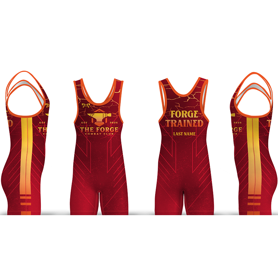 The Forge Combat Club Red Freestyle Men's Singlet