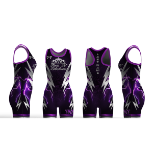 Tiaras N Takedowns WV Women's Racerback Singlet