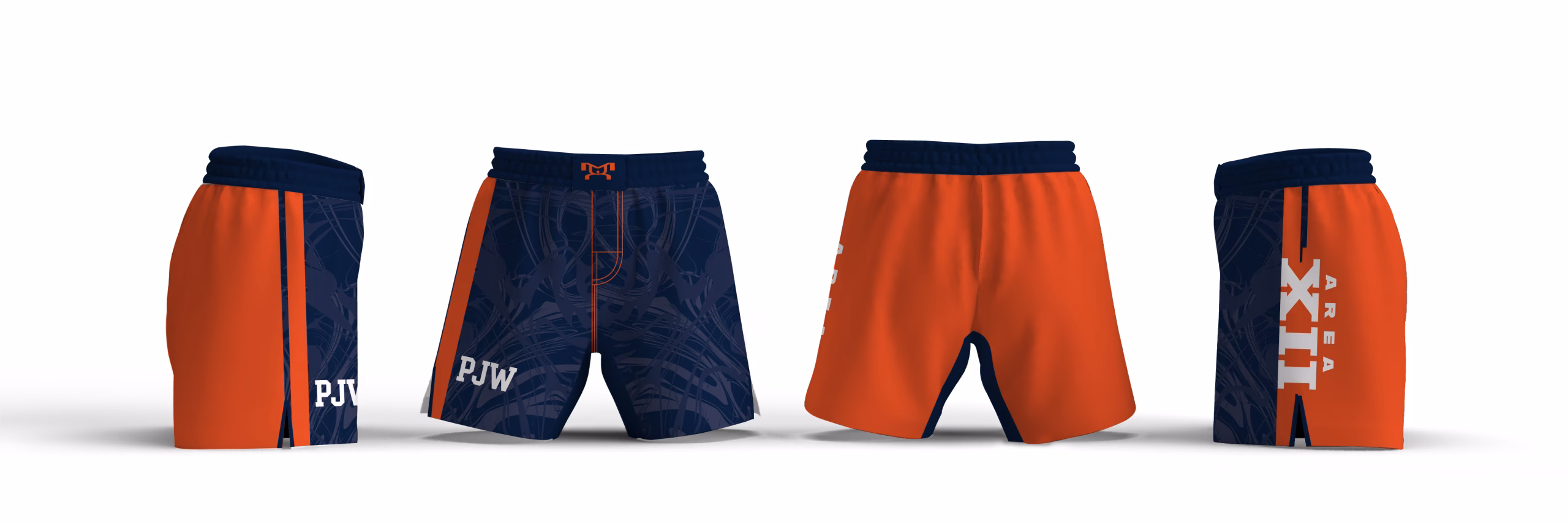 PJW Area 12 Women's 6" Fight Short