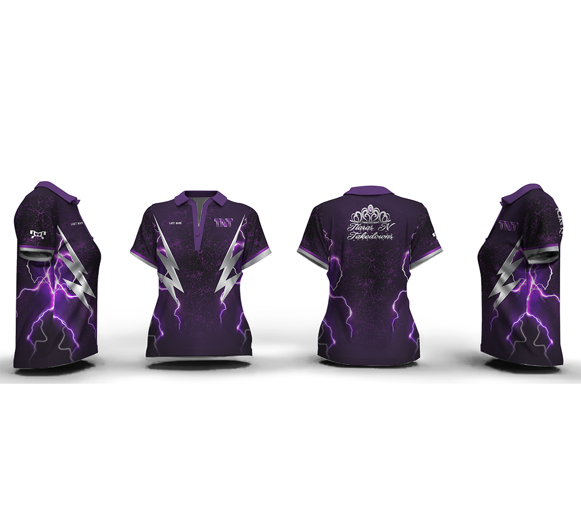 Tiaras N Takedowns WV Women's Custom Polo