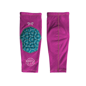 Wrestle Like A Girl Pink Padded Knee Sleeve