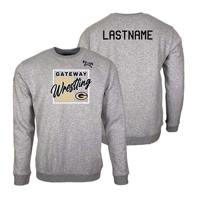 Gateway Jr Wrestling MyHOUSE Heat Press Challenger Crewneck