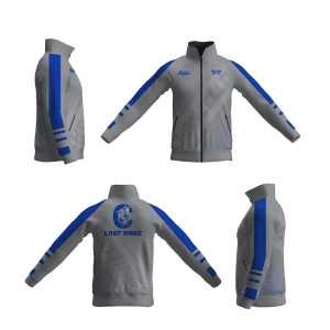 Chancellor Middle School SOFTBALL  Grey Athletic Full Zip Jacket