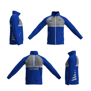 Chancellor Middle School SOFTBALL Blue Athletic Full Zip Jacket