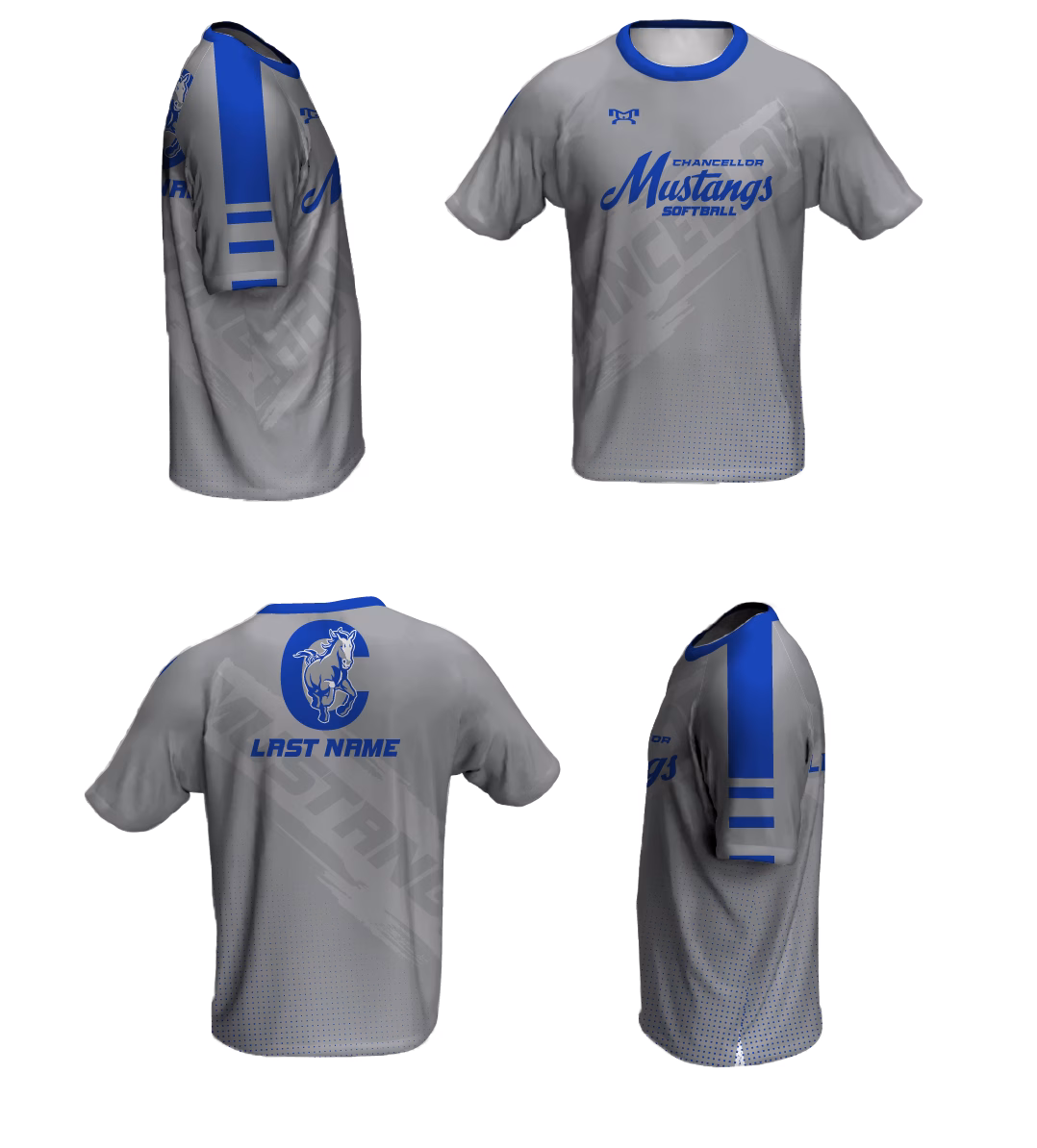 Chancellor Middle School SOFTBALL Loose Short Sleeve Dri-Fit