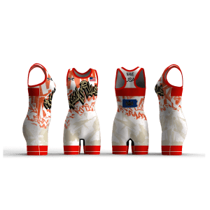 Creek Style Wrestling Club Red Women's Racerback Singlet