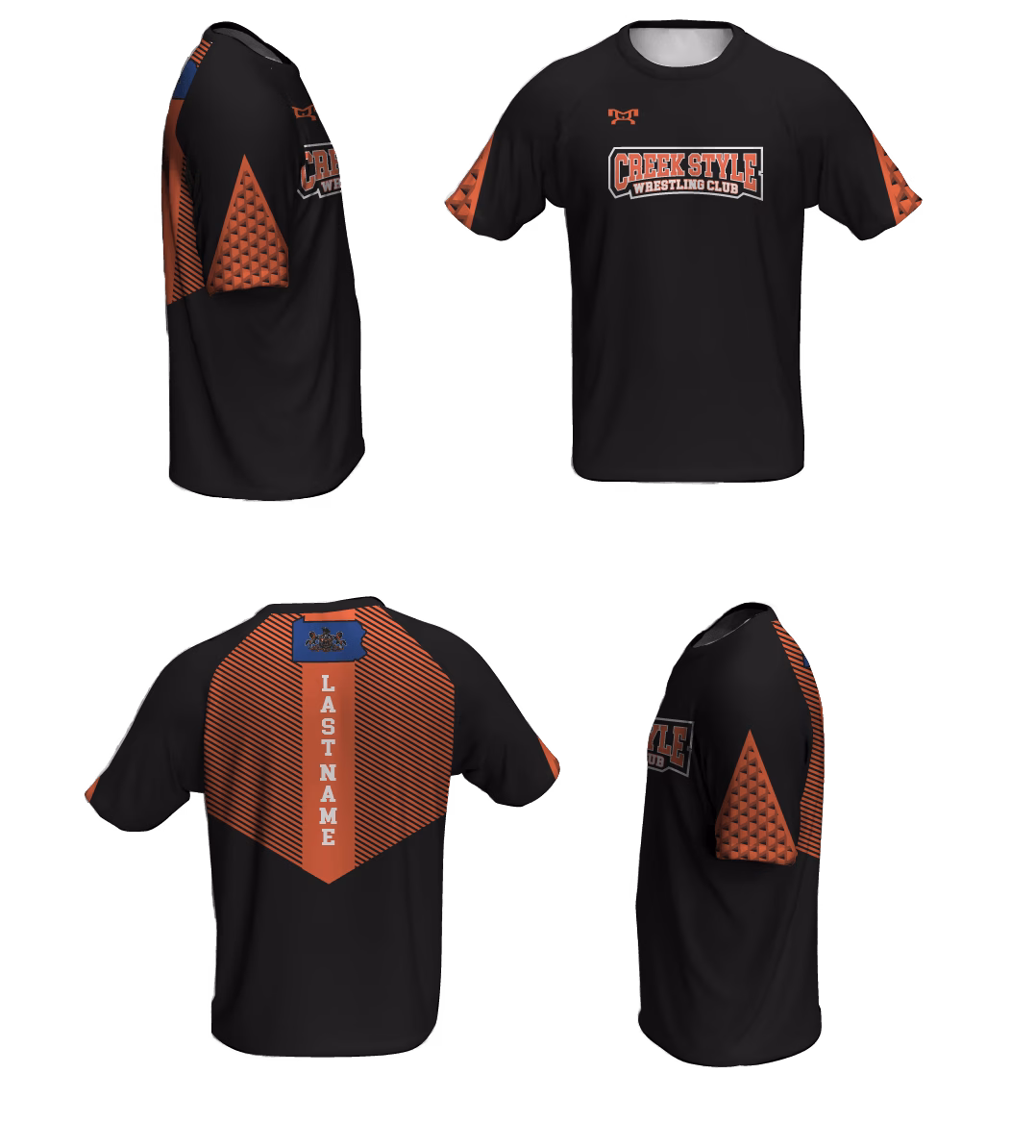 Creek Style Wrestling Club Loose Short Sleeve Dri-Fit