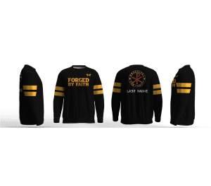 DC Elite Wrestlers for Christ Black Elite Sublimated Crewneck