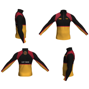 DC Elite Wrestlers for Christ Black Men's Light-Weight Custom Quarter Zip