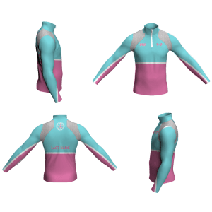 DC Elite Wrestlers for Christ Pink Men's Light-Weight Custom Quarter Zip