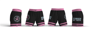DC Elite Wrestlers for Christ Women's 6" Fight Short